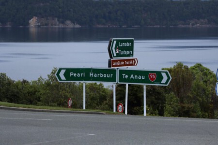Manapouri - at the lake.