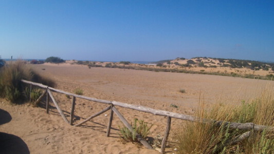 Dunes at Piscinas - costa verde in Sardinia.
