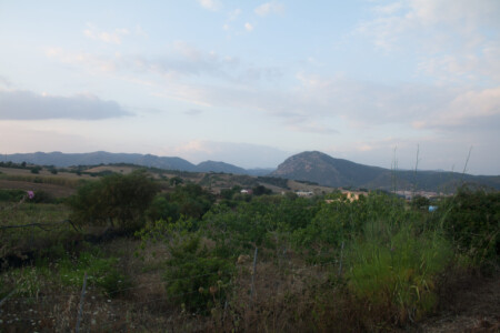 View over the area of Gonnesa.