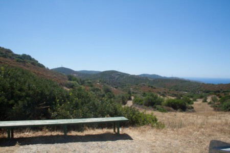View from Monte Maria into the direction of the ocean.