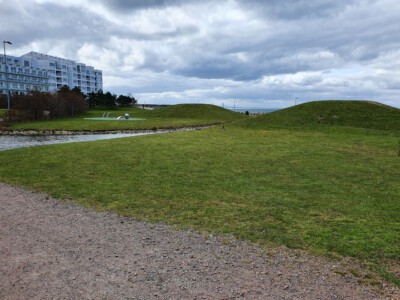 A park somewhere after Malmö.