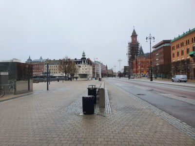 Helsingborg - arriving in the city.