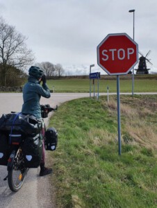 Stop sign - definitely a photo stop!