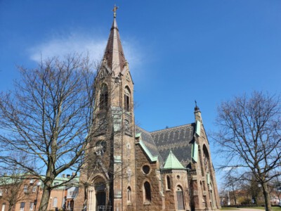 A church in Falkenberg.