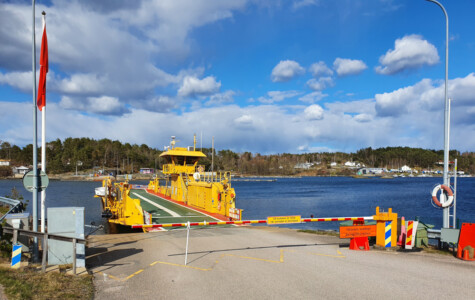 Ferry port - from Fröjdendal to Malö.