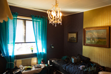 Our room in the Vandrarhem in Vejbystrand.