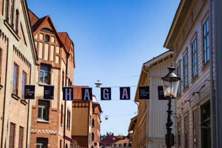 The nice district Haga in Göteborg.