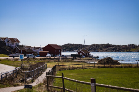 View over the sea in Nösund.
