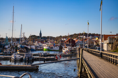 The harbor of Grebbestad.