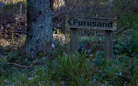 Sign for Furusand.