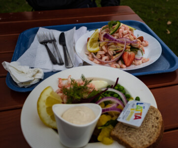 Nice lunch at the Skräcklestugan in Vänersborg.