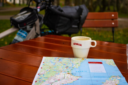 Tourplanning and coffee in Vänersborg.