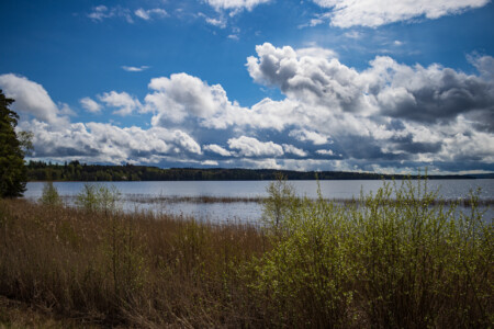 Lake Viken - sunshine and some clouds.