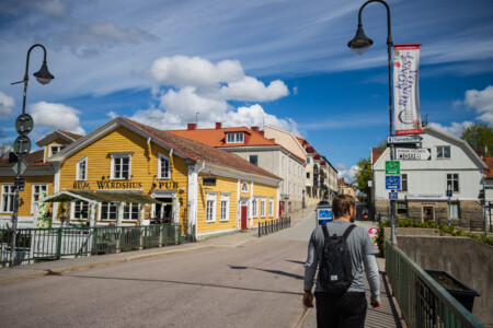 Into the city of Askersund - where to go first?