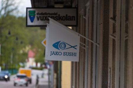 Jako sushi in Askersund - lunch for the rest day.
