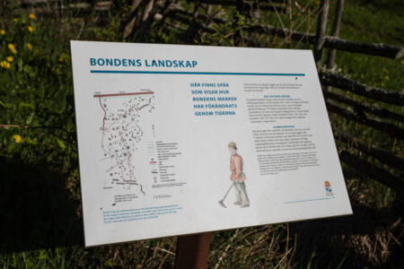 Bodens Landskap information sign.