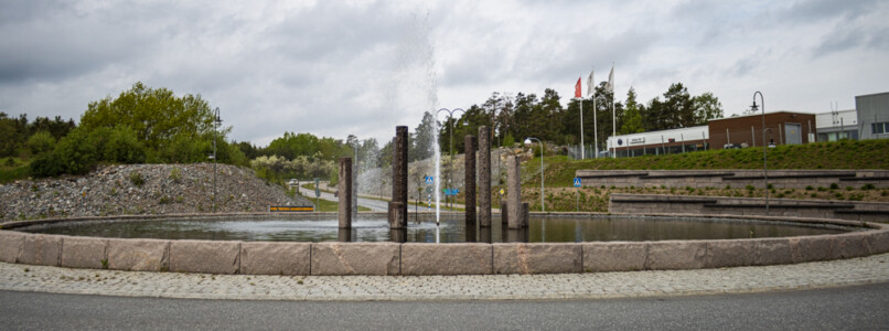Fountain in Strängnäs.