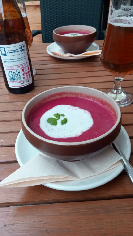 Soup of the day - beetroot :)
