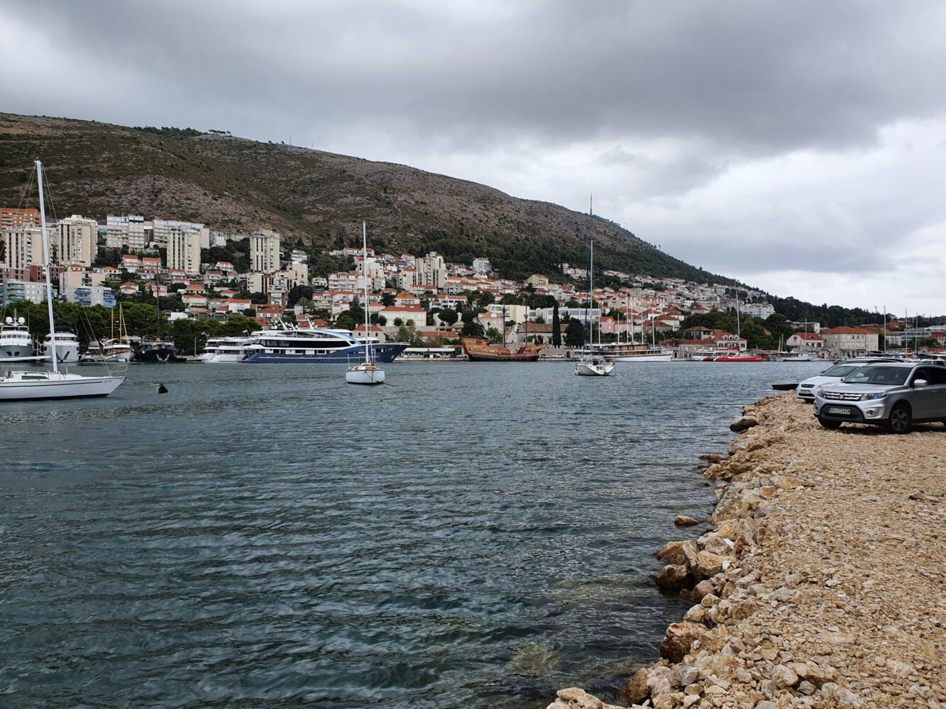 Cloudy in Dubrovnik at our leaving day.