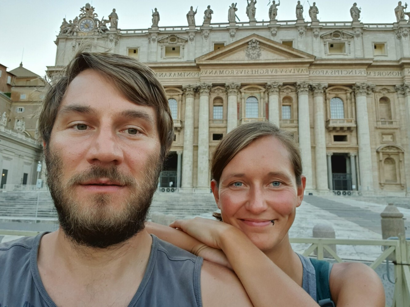 Selfie the second - the pope was not there :/